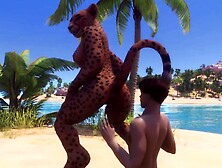 Furry sluts Mates With a Man | Furry monster| 3D