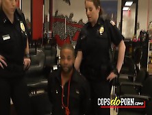 Doggystyle Couldn T Be Better With This Sexy White Cops And The Huge Black Dick They Like To Fuck!