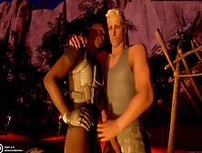 Gay Animation,  3 Dimensional,  Gay Interracial