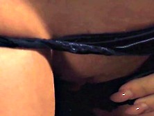 Madame Orgasming While Watching His Naked Slave