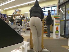 Fat Ass Rite Aid Worker In Khakis