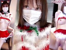 E-cup Beautiful Girl Does Santa Cosplay And Has Cleaning Blowjob And Creampie Sex
