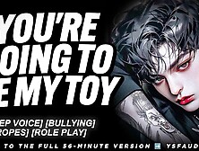 Goth Bully Ties You Up and Edges You Until You Can't Take it (Audio Erotica Roleplay For Women)