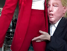 President Grabs Pussy.  Reporter Girl Has Interest in Pussy Grabbing.  Will You...