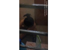 Voyeur Spying Peeping Shower Asian Wife Unaware