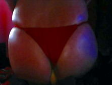 Kellycd666 With Red Thong And Toy! I Cum A Lot! Fuck My Ass!