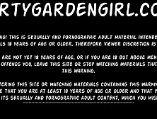 Large vegetables vagina and booty insertions dirtygardengirl