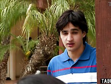 mother I'd like to fuck Katie Morgan reverse team fuck 18yo dude at the pool with her allies Reagan Foxx, Mckenzie Lee, Charli P