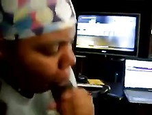 Fat Ebony Swallowing Dick