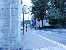 Maid Uniform On The Street