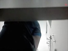 girl in jeans charming titties out of brassiere