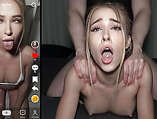 She Messaged Us On Tiktok - Extra Tight Teen Loves Rough Doggy Fucking