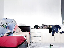 Sexy mom dances naked at home