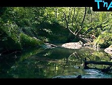 Yvonne May Breasts,  Butt Scene in Black Bits