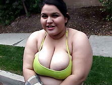 Curvy BIG BEAUTIFUL WOMAN Bitch Karla Lane with huge natural Melons Pick Up and talk to First Interacial BBC Casting Fuck