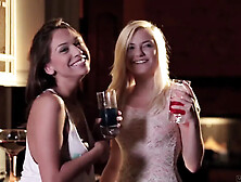 The Vip Party Chloe Foster And Sara Luvv - 3some Orgy