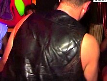 Blonde babes get pounded hard at wild night out party