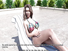 A Wife And Stepmother Awam Hot Scene #13 Relax By The Pool