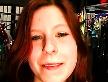 Cute German Teen With Many Men.  Great Facial