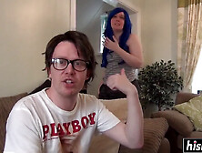 Sophie Slurps On A Long Cock