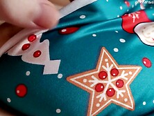 Shy Stepsister lets Me Touch Her Large Boobs on Christmas