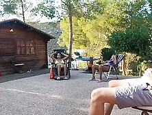 Showing My Cock to My Girlfriend and Her Best Friend to Get a Great Blowjob