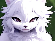 White Furry Whore Mounts a Boy in POINT OF VIEW Anime Film