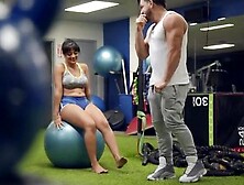 Spying On A Personal Trainer And His Big Ass Client