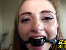 Petite Fucked In The Face Before Anal Penetration With Lady Bug