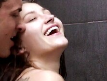 Sexually Chocolate - Hot Brunette Babe Dani Daniel's Sucks & Rides Big Black Dick