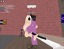 Purple Incubus Wrecks Blonde Milf (Roblox)