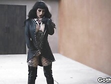 Jessy uses his massive stick to blast Jessie's holes