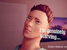 Futanari Mother I'd Like To Fuck Feeds Her Starving Hunk