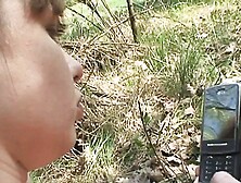 Horny old man catches a young girl masturbating alone