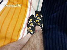 Attractive Lover Showing Off My Favorite Socks.