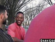 Darkgodz. Com - Muscular Ebony Hunk's Raw,  Balls-Deep Domination Of A White Man