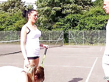 Charming Mom Jess tricked to Fuck by Sons best Friend after Tennis match