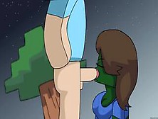 Zombie Minecraft Porn Sex Animation