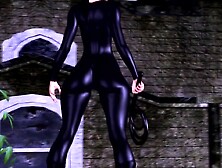 Lucy Liu in CATWOMAN REBORNE