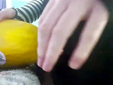 Cute Femboy Fucks Fruit