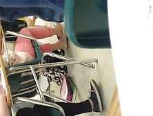 Beautiful High School Feet In Class