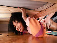Romy Is Analy Fucked While Stuck Under The Bed