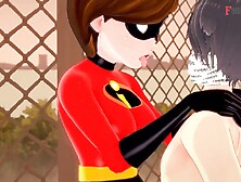 Helen Parr Gets Naughty On The Rooftop In The Incredibles Parody - Pov And Regular Versions Available