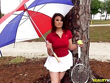 Brunette girl Jayden Riley likes a dick more than anything else