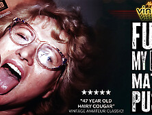 Young Guy Fucking Mature Hairy Nympho Ricarda In This Amateur Vintage Adult Classic (18+)