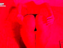 Gorgeous Blonde Fine Moves in the Red Pleasure Room