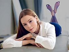 Cum on My Feet and I'll Tell the Director Everything! Nylon,  Heels,  Footjob, ...