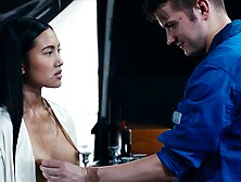 Stunning Sam Bourne and May Thai - time stopped clip - Freeze