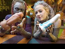 Dirty Dreaz featuring Anuskatzz and Lily Lu's dildos dirt