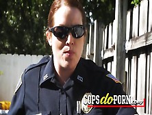 Kinky Cops Get Their Dose Of Bbc In A Very Lonely Alley